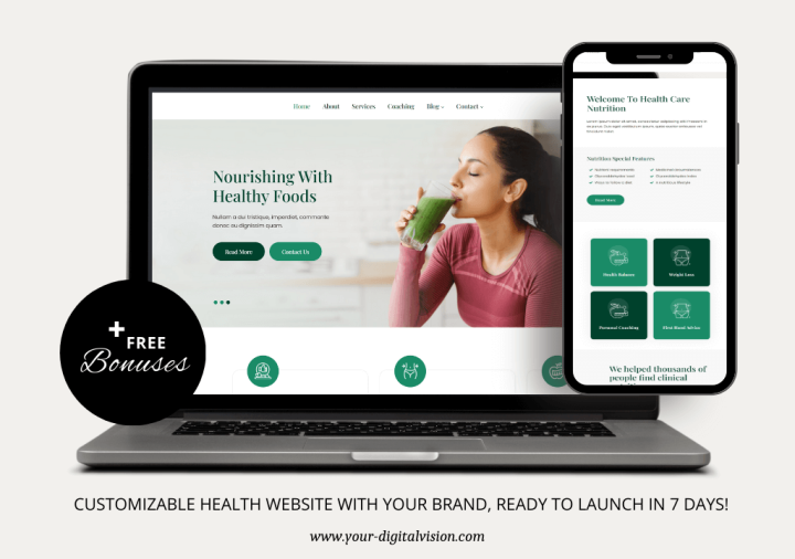 Health Wordpress website template